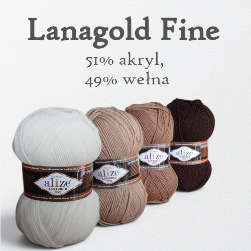 Włóczka Alize Lanagold FIne